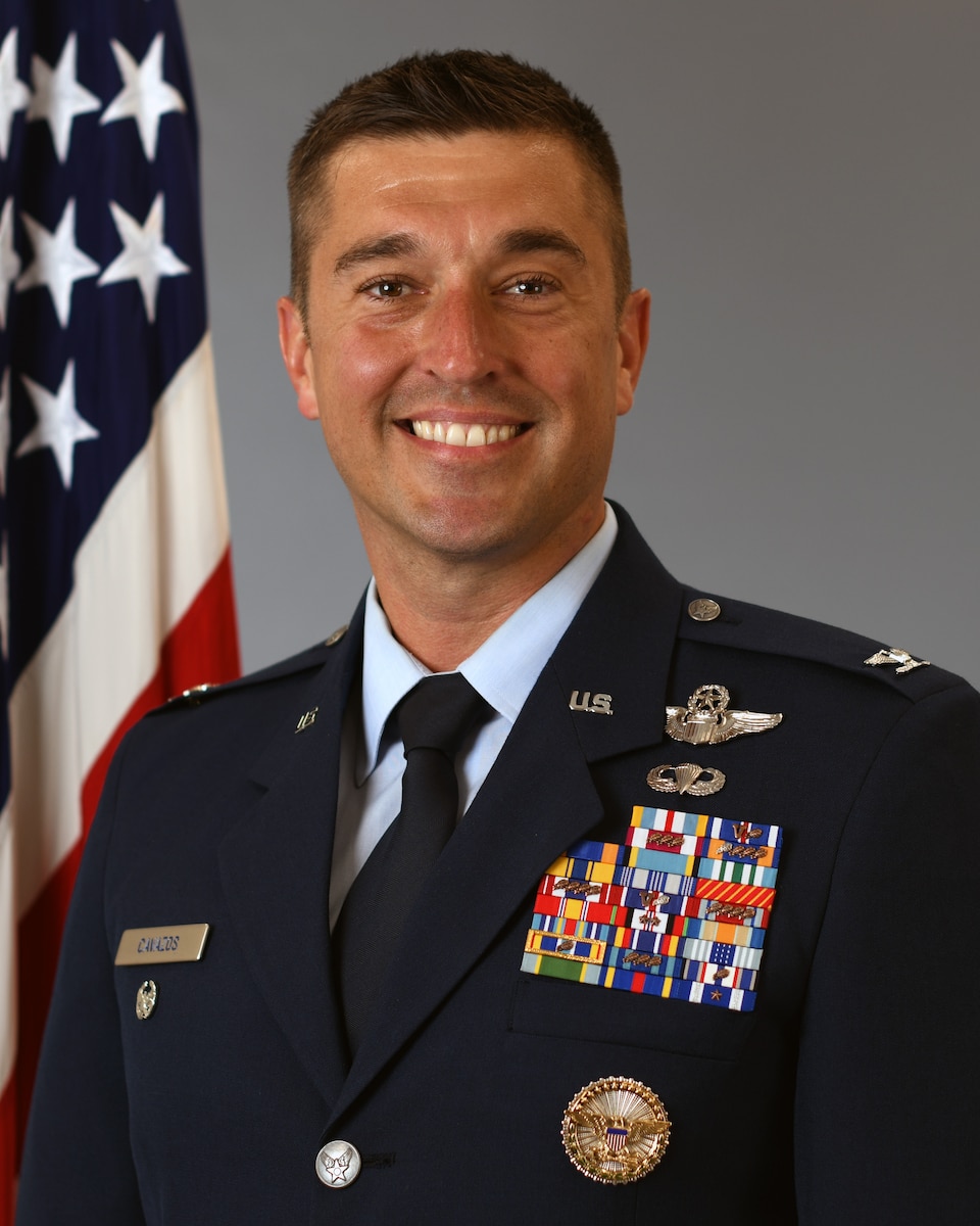 Colonel Aaron B Cavazos serves as the 325th Fighter Wing Deputy Commander