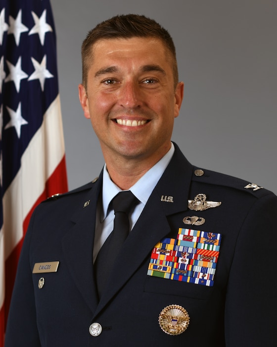 Colonel Aaron B Cavazos serves as the 325th Fighter Wing Deputy Commander
