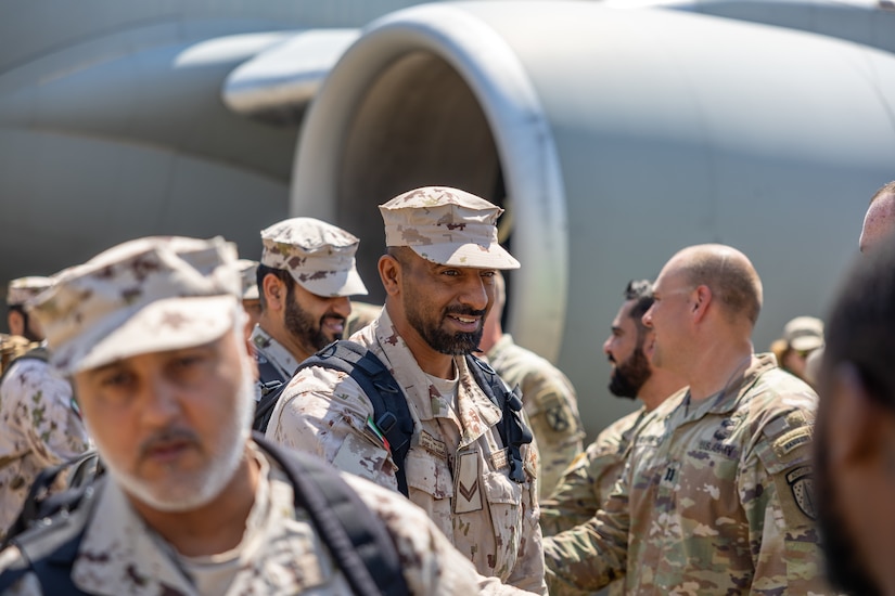 U.S. Army 3rd Security Assistance Brigade welcomes the United Arab Emirates Land Forces to Joint Readiness Training Center Rotation 25-10, Fort Polk, Louisiana, August 4, 2025