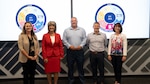 Pictured left to right (Tiffany Fizer, Dr. Angela Lewis, JR Ross, Dr. Kyle Werner, and  Lori Zipes)