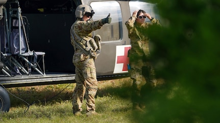Joint service members participate in 'Operation Dustoff Vigilance'