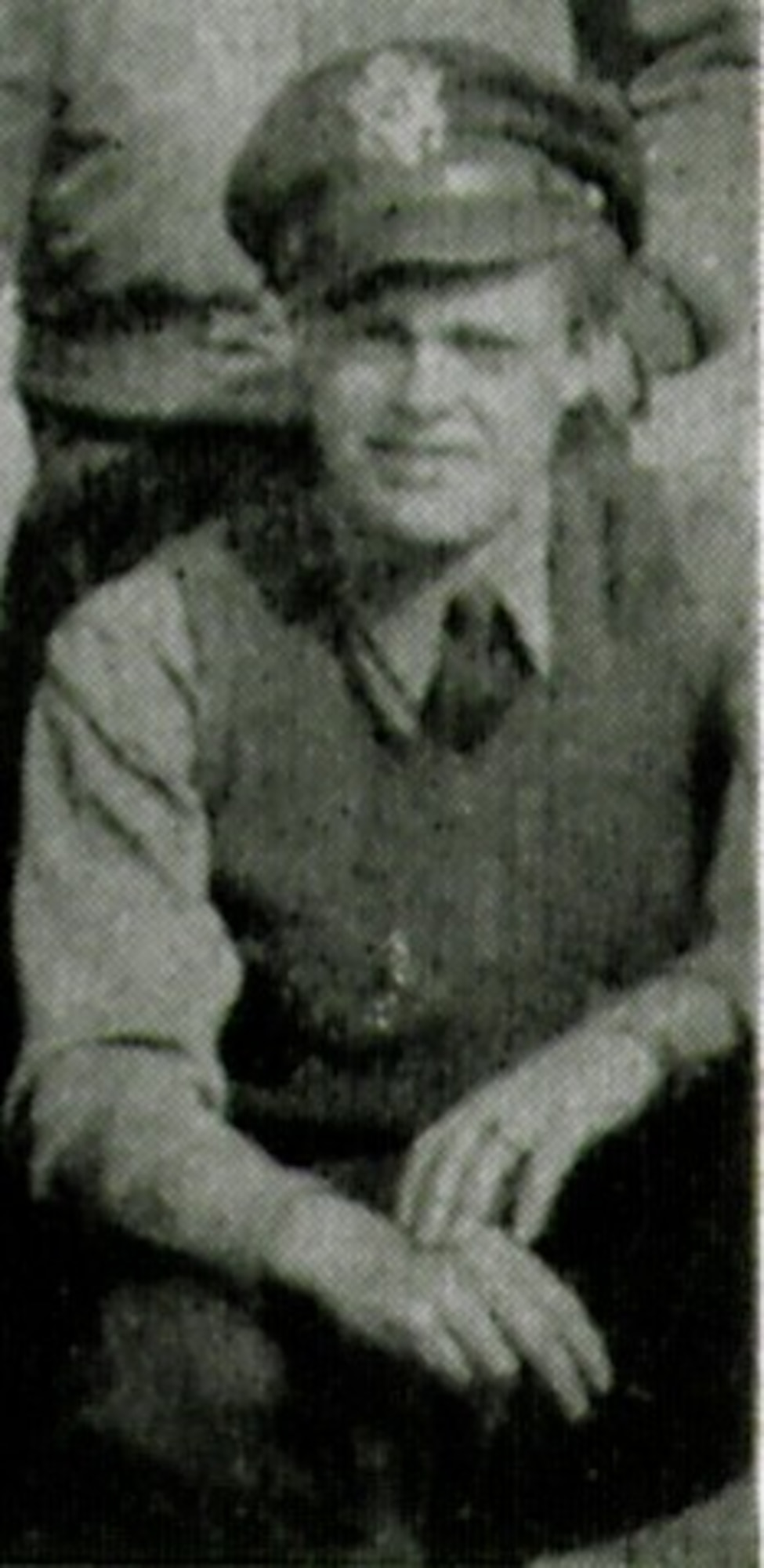 1st Lt. Wesley R. Izzard, 404th Fighter Squadron, wounded in action, was awarded the Purple Heart.  (The Story of the 371st Fighter Group in the ETO)