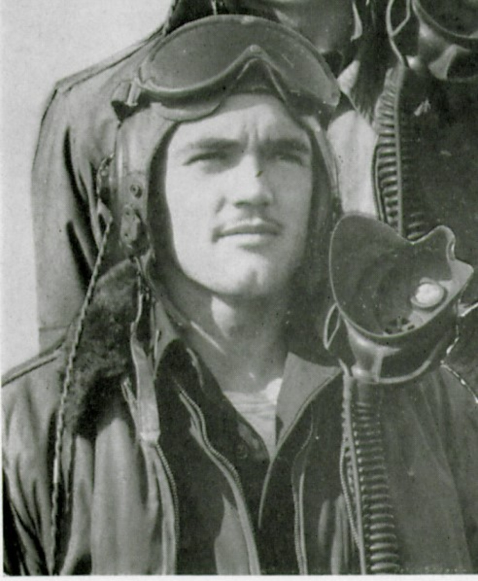1st Lt. Leon L. Hooper, 405th Fighter Squadron, wounded in action, was awarded the Purple Heart.  (The Story of the 371st Fighter Group in the ETO)