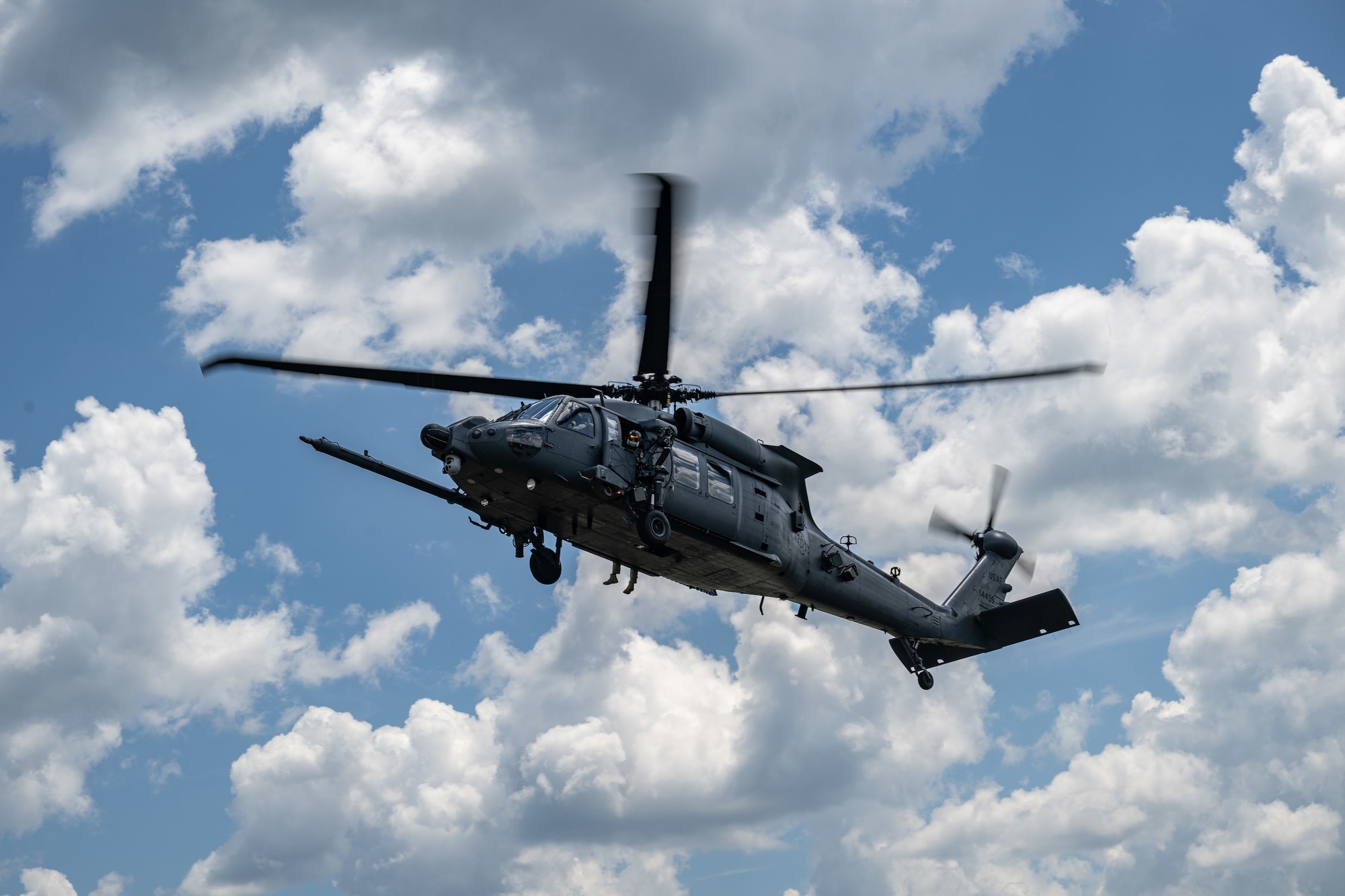 Col Paul Sheets conducted his fini flight.