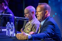 WASHINGTON (August 7, 2025) - Mr. Tom Perotti, Executive Director, Naval Sea Systems Command Engineering Directorate (SEA 05), participated in the Strategic Panel at the Maritime Innovation Forum: Advanced Manufacturing: Innovation for Maritime Readiness, that was held at the Capital Turnaround. (U.S. Navy photo by Laura Lakeway/RELEASED)