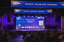 WASHINGTON (August 7, 2025) - Vice Chief of Naval Operations (VCNO) Adm. James Kilby, gave the keynote address at the Maritime Innovation Forum: Advanced Manufacturing: Innovation for Maritime Readiness, that was held at the Capital Turnaround. (U.S. Navy photo by Laura Lakeway/RELEASED)