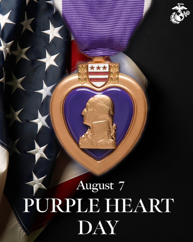 Today, we honor the brave. 

The Purple Heart is the oldest military award and one of the most prestigious the U.S. bestow upon its service members.

On Purple Heart Day, we pause to honor and remember the bravery and sacrifice of our wounded and fallen heroes.

Semper Fidelis
