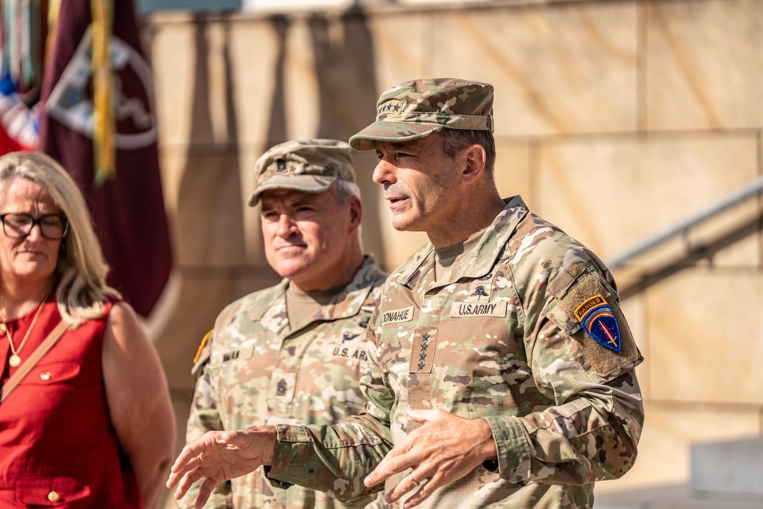 USAREUR-AF holds change of responsibility ceremony at Clay Kaserne