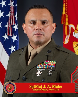 Portrait of Sergeant Major James A. Mabe 