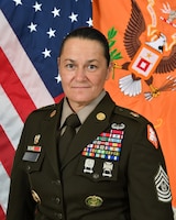 Command Sgt. Maj. Lisa M. Gandy, 26th Regimental Command Sergeant Major