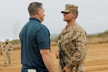 Hotel Company Eagle, Globe, and Anchor Ceremony