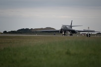 A jet on a runway