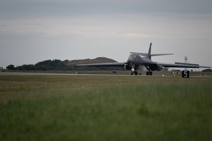 A jet on a runway