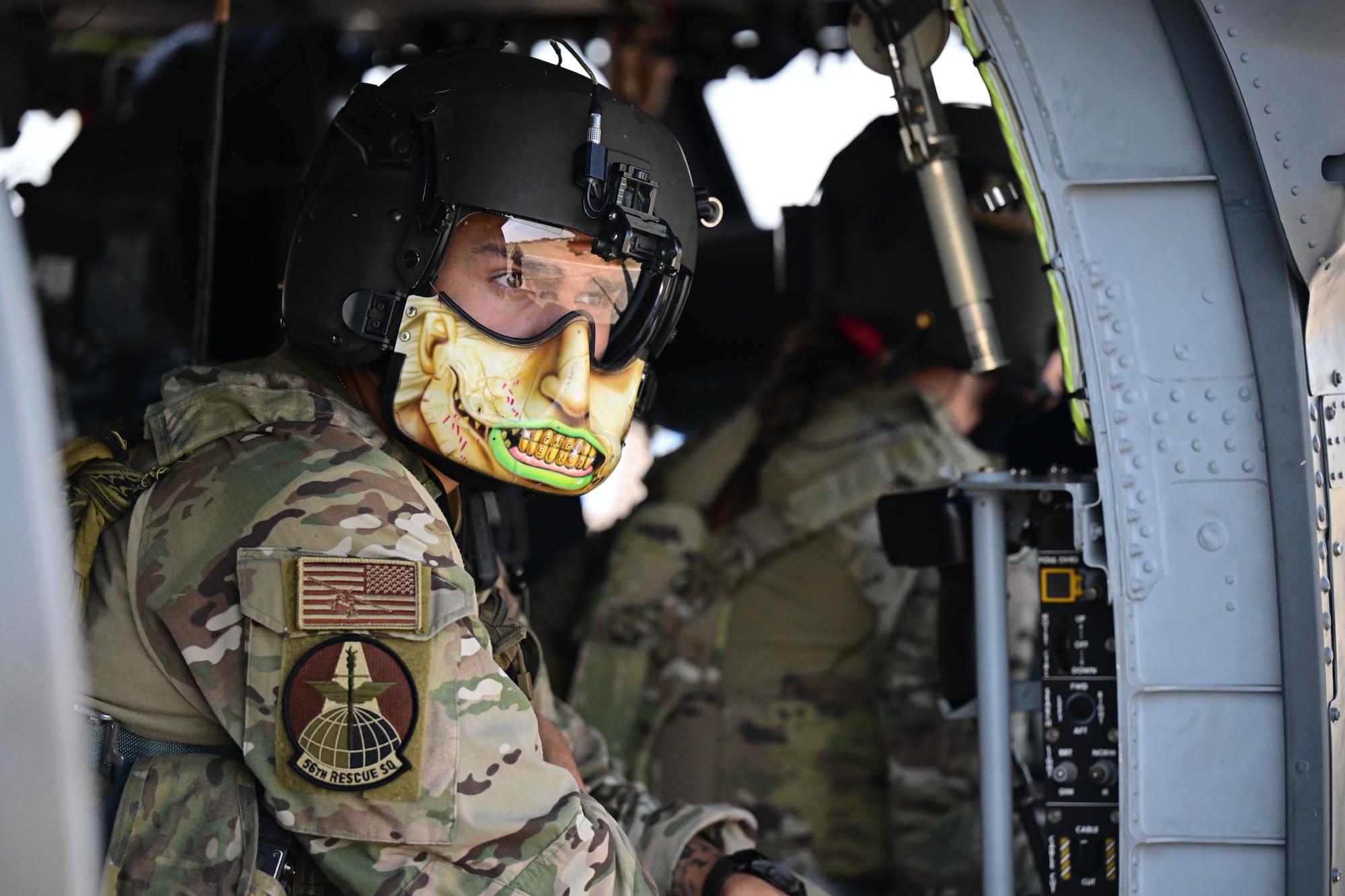 Special Mission Aviator instructor prepares for flight.