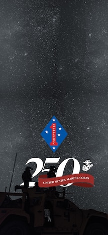 iPhone Wallpaper
&nbsp;&nbsp;&nbsp;&nbsp;&nbsp;&nbsp;&nbsp;&nbsp;&nbsp;&nbsp;&nbsp;&nbsp;&nbsp;
Celebrate the 250th Birthday of the United States Marine Corps by downloading a commemorative wallpaper for your desktop, tablet, or mobile device!!
