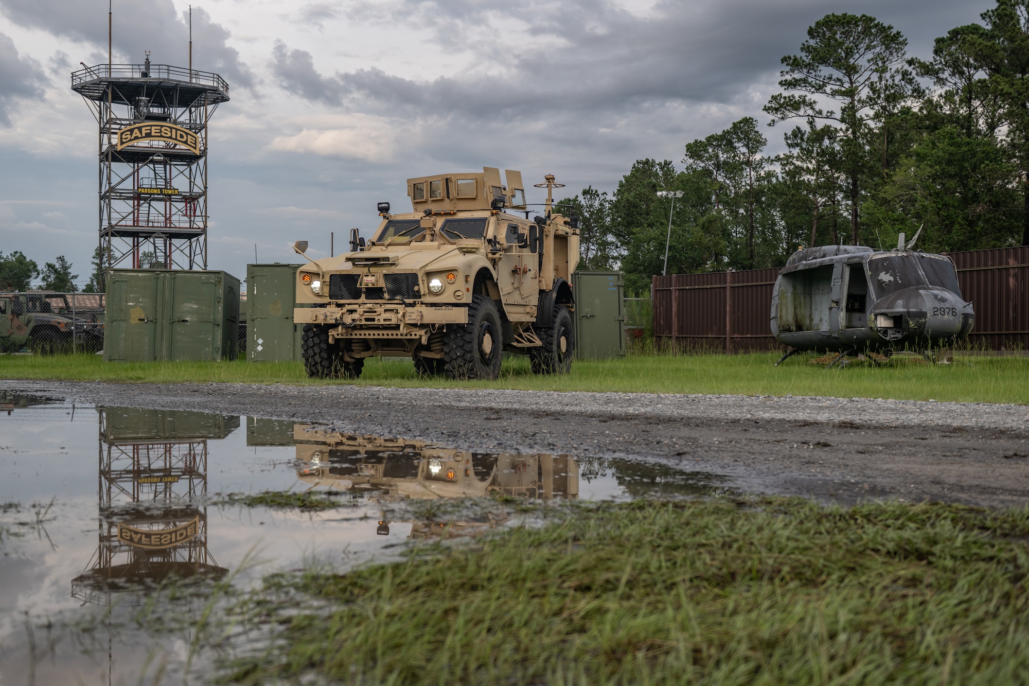 The 820th & 105th BDG conduct advanced military working dog and tactical training at Moody AFB.