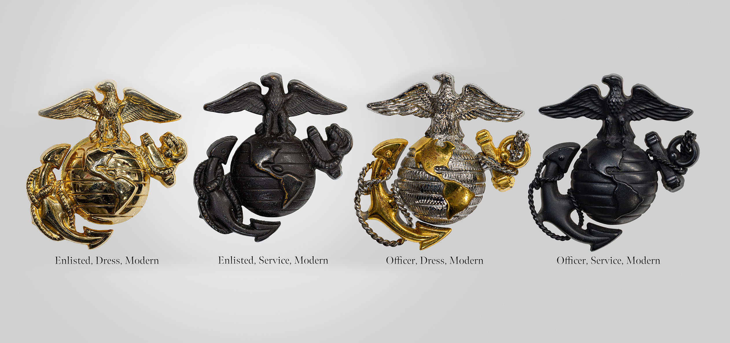 Modern Eagle Globe and Anchors