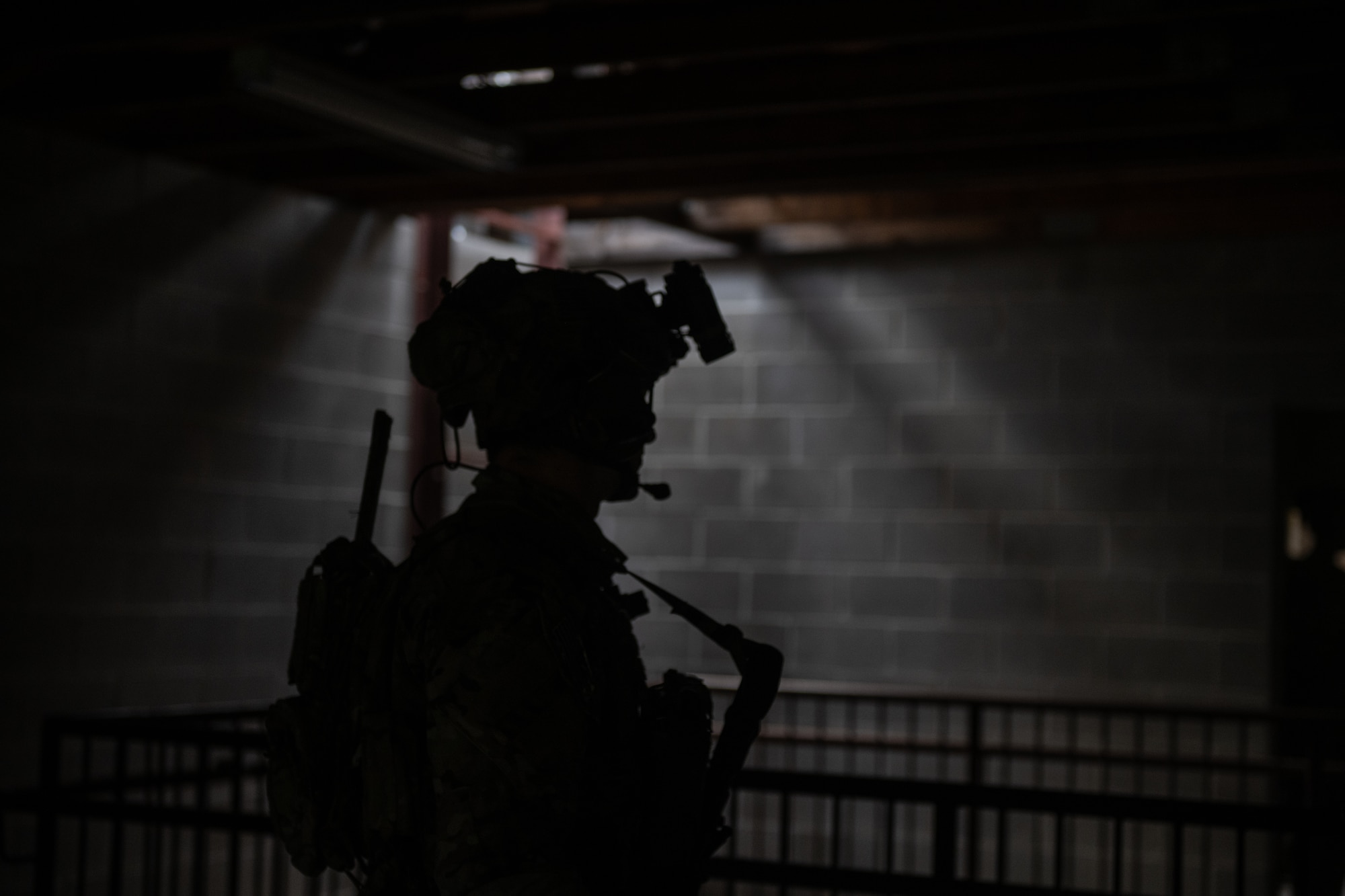 The 820th & 105th BDG conduct advanced military working dog and tactical training at Moody AFB.