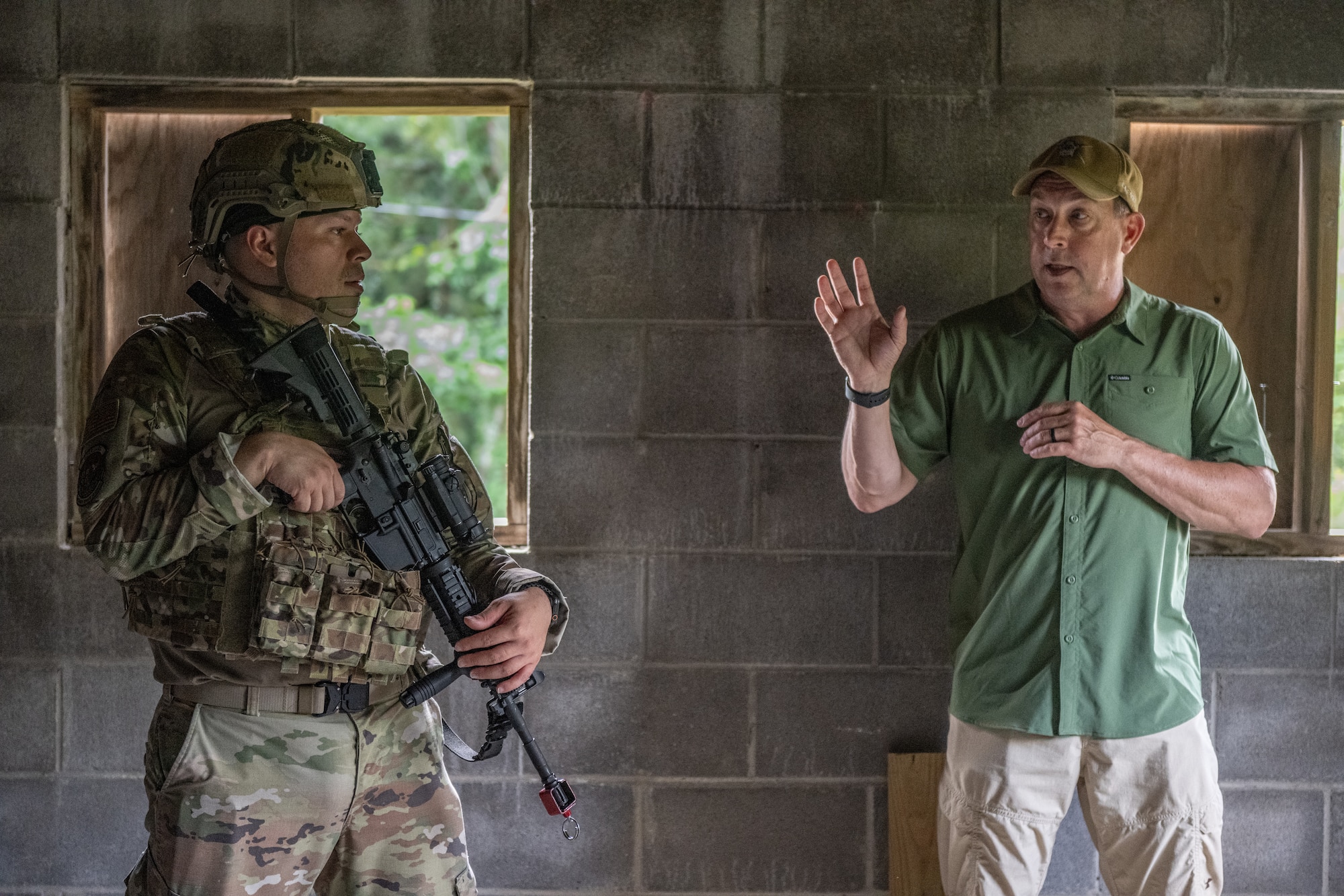 The 820th & 105th BDG conduct advanced military working dog and tactical training at Moody AFB.