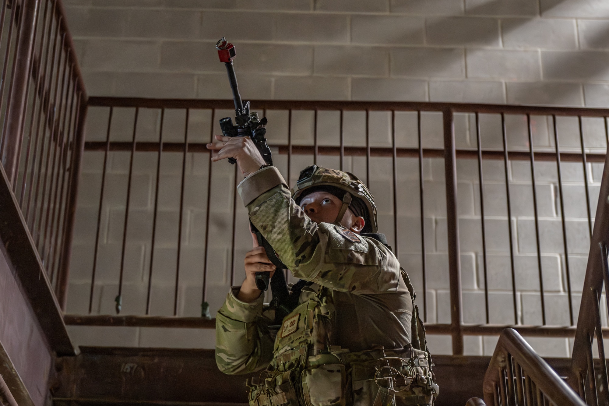 The 820th & 105th BDG conduct advanced military working dog and tactical training at Moody AFB.