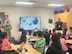 Capt. Jesus Silvas, a microbiologist with the U.S. Army Reserve Medical Command assigned to the 59th Medical Wing’s Office of Research and Technology Applications, and Dr. Israel Guerrero, a virologist with Texas Biomedical Research Institute, speak to students Aug. 7, 2025, at Mendez Elementary School in San Marcos, Texas