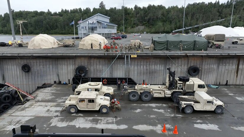 3rd Transportation Brigade (Expeditionary) conducts Arctic Edge training in Alaska