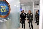 The commander of U.S. Southern Command, U.S. Navy Adm. Alvin Holsey visits the Ministry of Defense’s Command, Control, Communications, Computers, Cyber Security and Intelligence (C5i) Center in Santo Domingo, Dominican Republic, Aug. 8, 2025.  Holsey visited Dominican Republic Aug. 7 – 8, 2025 to meet with top defense leaders and reaffirm the longstanding military partnership between both nations. (U.S. Embassy Dominican Republic photo)