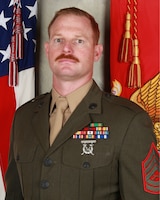 Unit Senior Enlisted Leader, Gunnery Sergeant Bradley M. Brown, Oscar Battery, 5th Battalion, 14th Marine Regiment