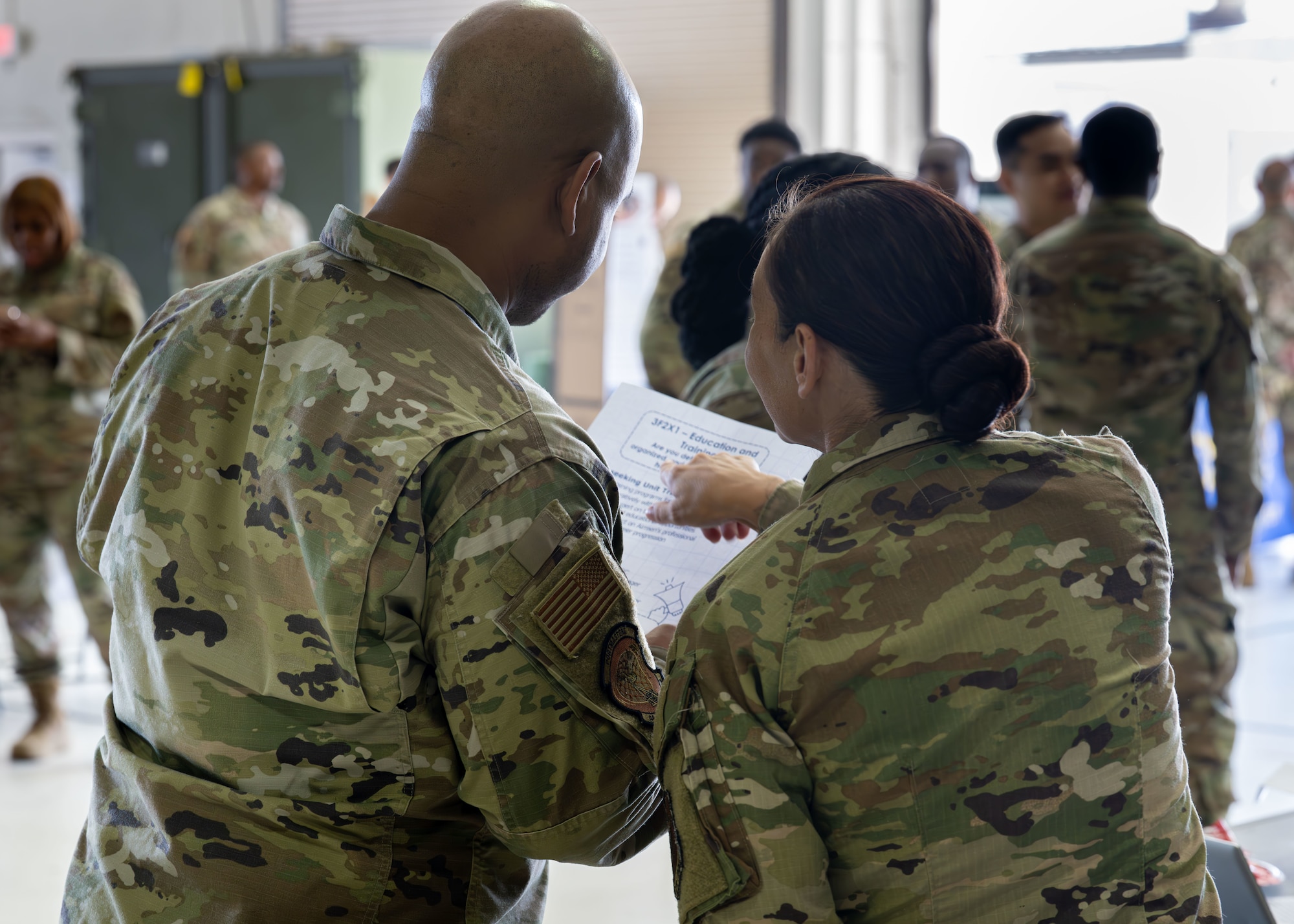 Airmen discuss career fields