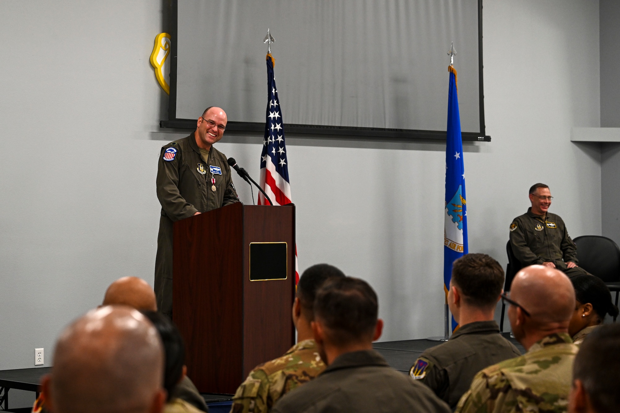 91st ATKS change of command ceremony at Creech Air Force Base, Nevada, August 7, 2025.