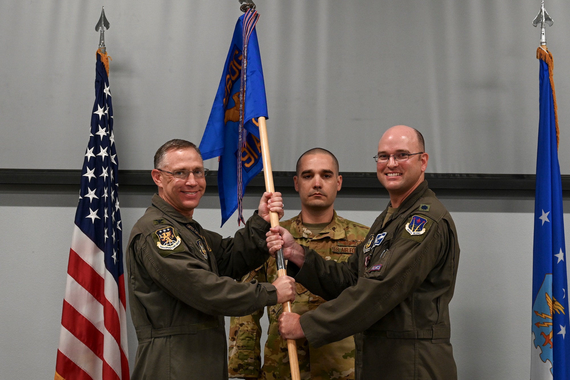 91st ATKS change of command ceremony at Creech Air Force Base, Nevada, August 7, 2025.