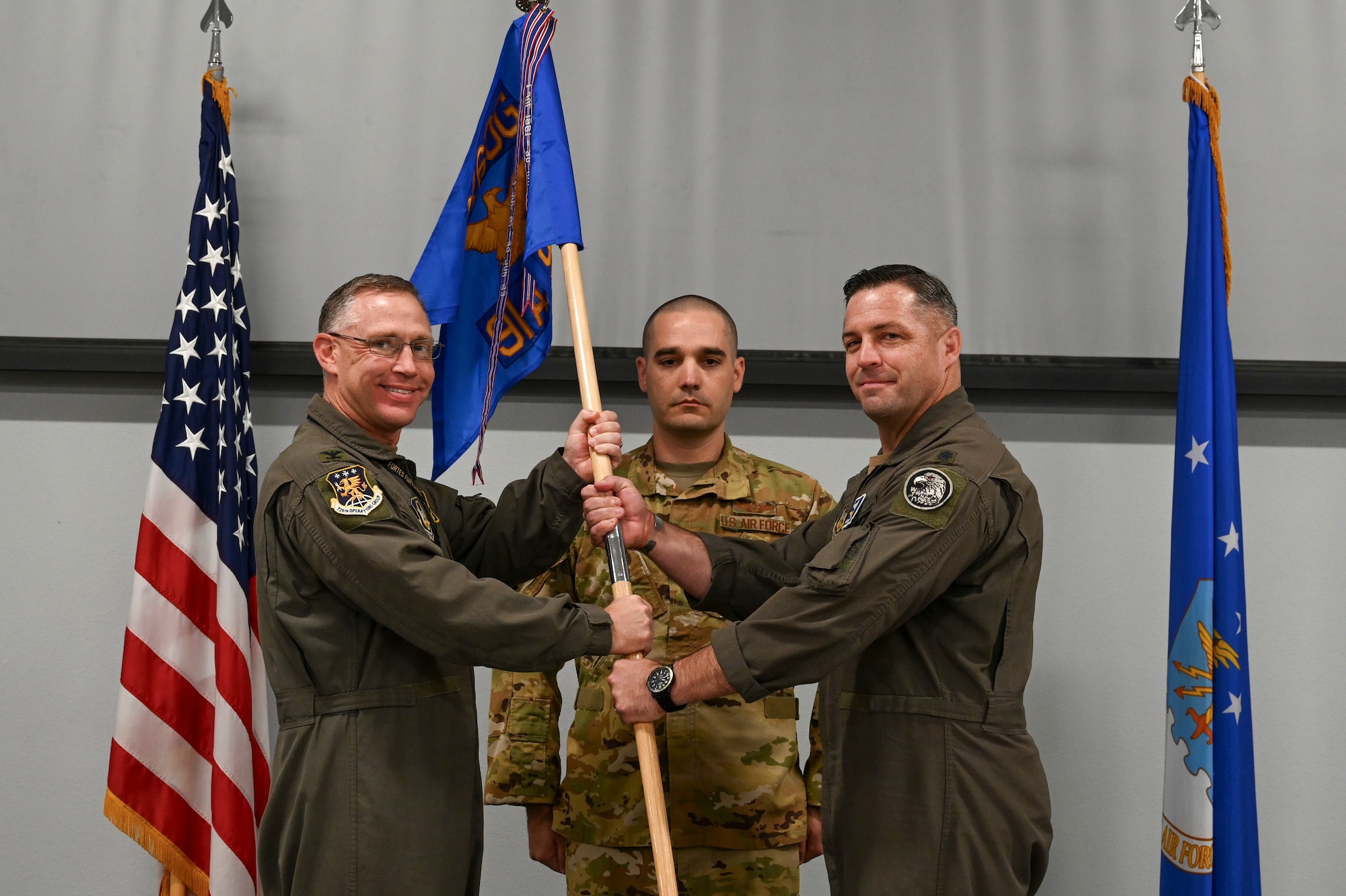 91st ATKS change of command ceremony at Creech Air Force Base, Nevada, August 7, 2025.