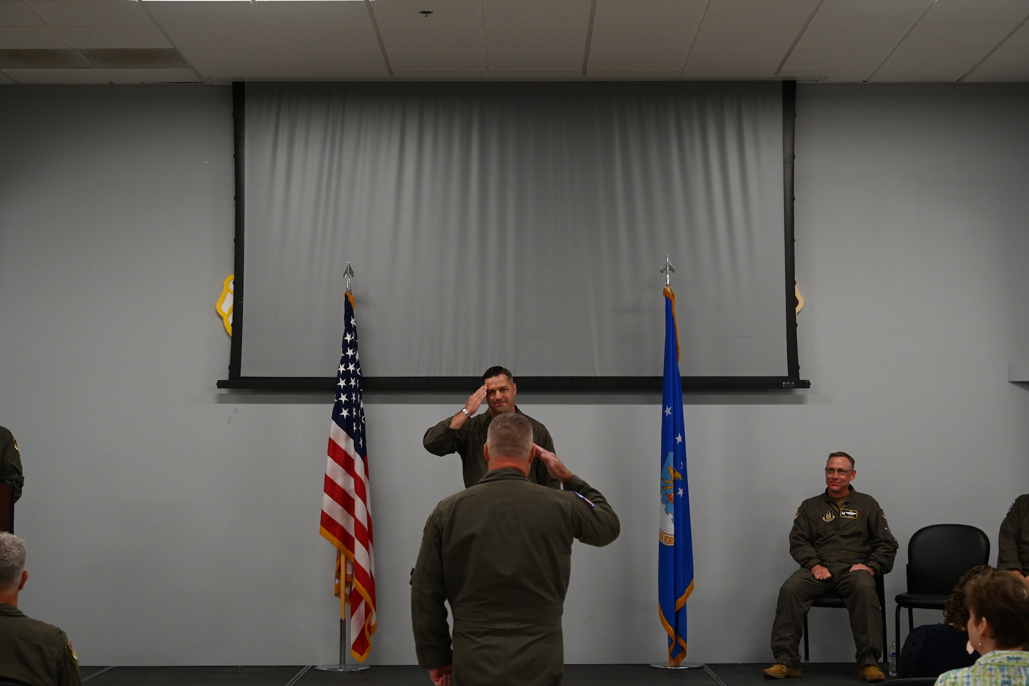91st ATKS change of command ceremony at Creech Air Force Base, Nevada, August 7, 2025.
