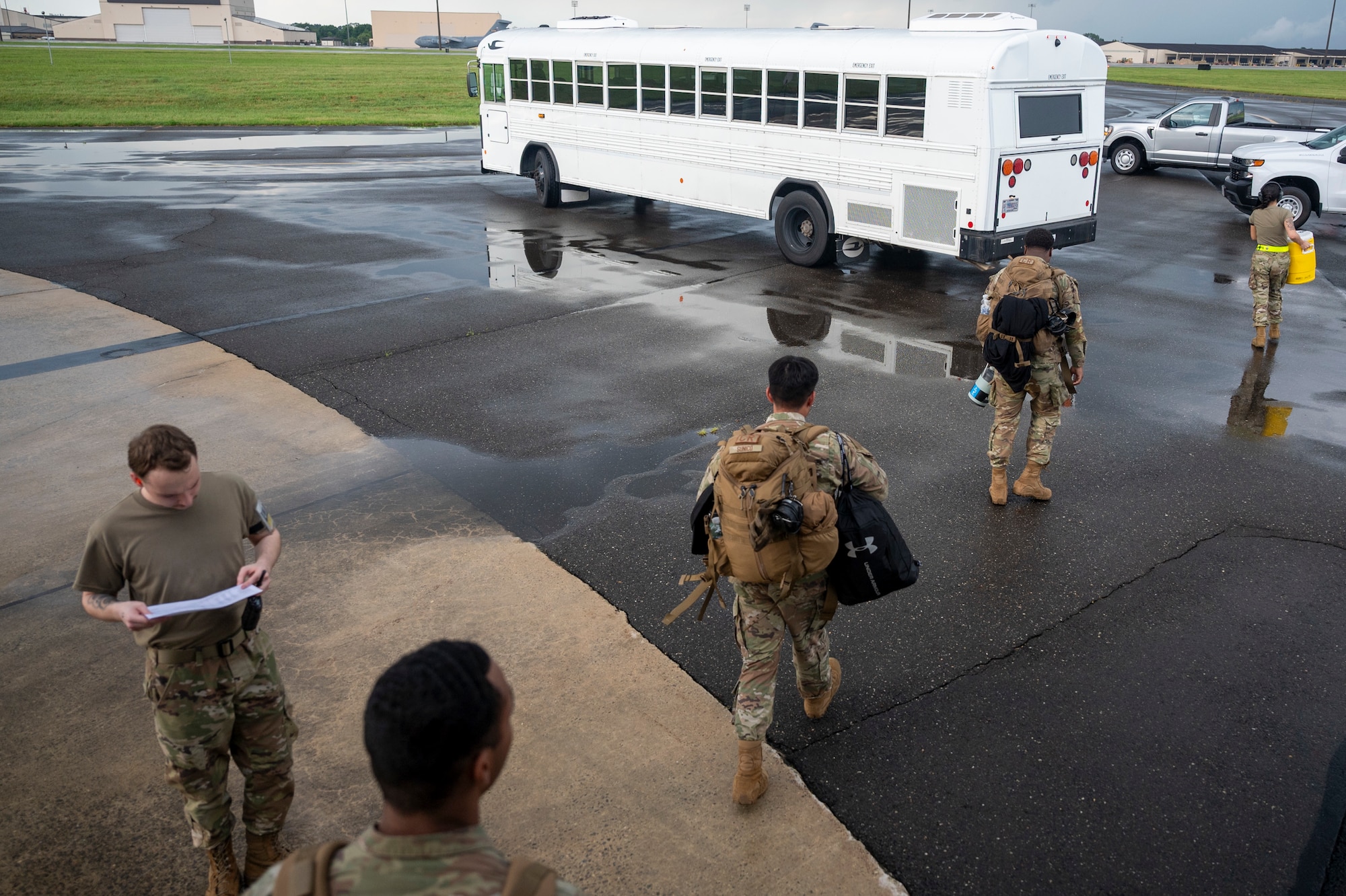 Airmen return home