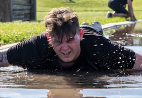 Fort Riley Soldiers pushed through grit, mud, and teamwork during the Victory Week Mudder Run on June 25, 2025. The challenging course highlighted resilience, camaraderie, and the fighting spirit of the 1st Infantry Division. (U.S. Army photos by Spc. Autumn Johnson)