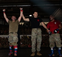 Fort Riley hosted the Victory Week Combatives Tournament at King Field House Gym on June 28, 2025, bringing together Soldiers from the 1st Infantry Division to showcase their grit, skill, and warrior spirit. The event was part of Victory Week celebrations, highlighting readiness, resilience, and the fighting spirit of the Big Red One. (U.S. Army photos by Spc. Autumn Johnson)
