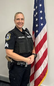Arnold Air Force Base Security Forces Administrative Lt. Holly Wilder encourages non-first responders to complete CPR and Heimlich maneuver training courses. Wilder recently performed the Heimlich at a Murfreesboro restaurant while off-duty to aid a choking victim. (U.S. Air Force photo)