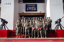 The awards ceremony recognized Marines who displayed exceptional performance during a maintenance support mission for 3d MLR, ensuring the regiment remained combat-ready for future operations across the Indo-Pacific. (U.S. Marine Corps photo by Sgt. Malia Sparks)