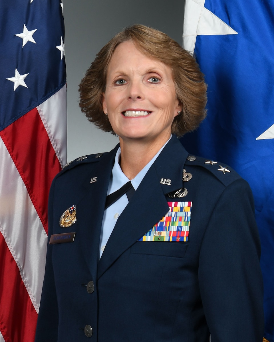 The official portrait of Maj. Gen. Scarisbrick