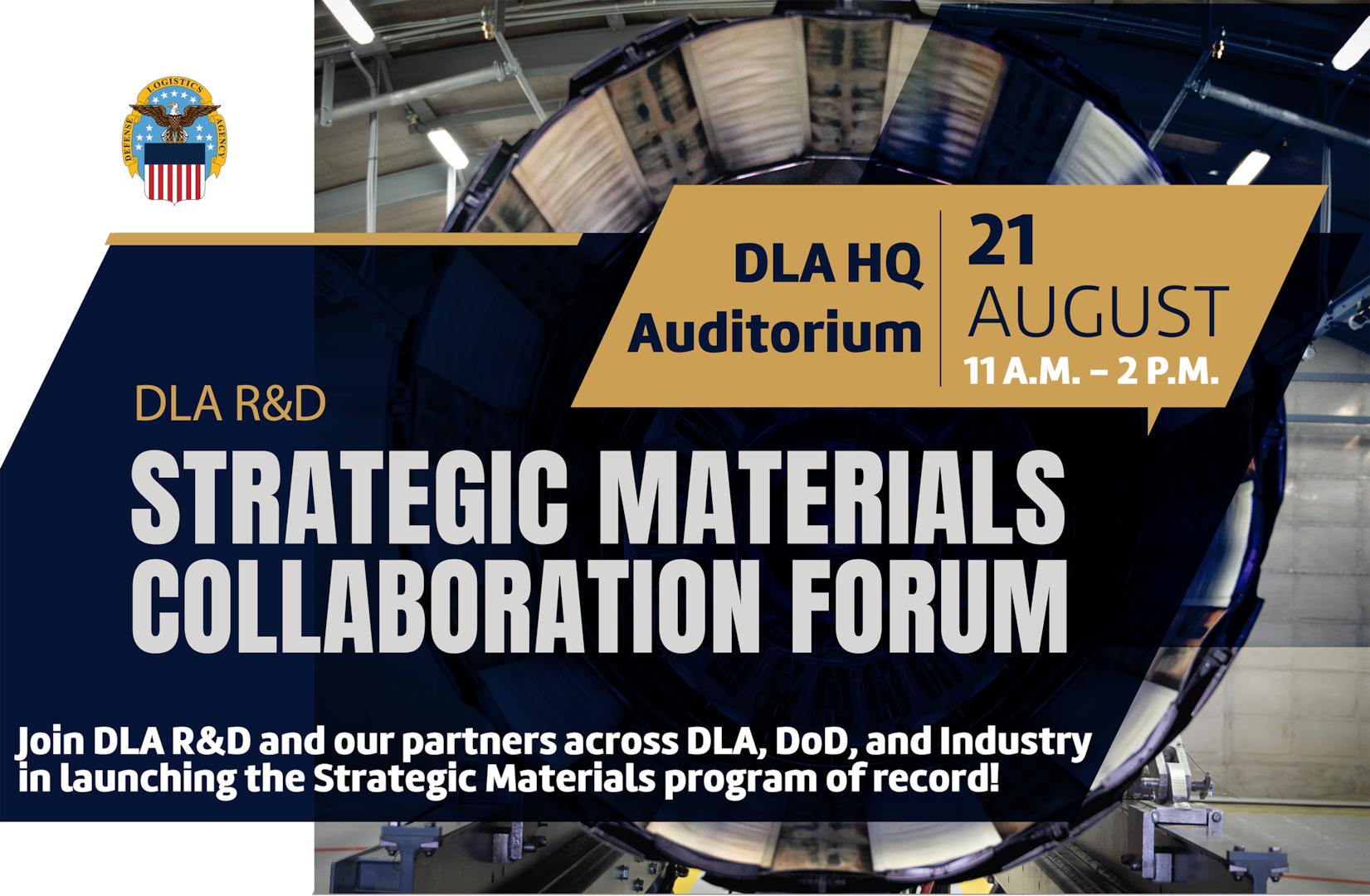 save the date graphic for Strategic Materials Collaboration Forum