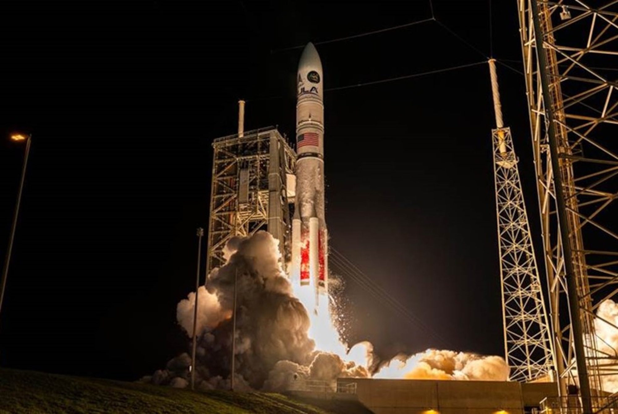 A United Launch Alliance (ULA) Vulcan rocket lifts off from Space Launch Complex-41 on Aug. 12 at 8:56 p.m. EDT on its first U.S. national security mission, known as USSF-106, for the U.S. Space Force Space Systems Command (SSC). Photo credit: United Launch Alliance