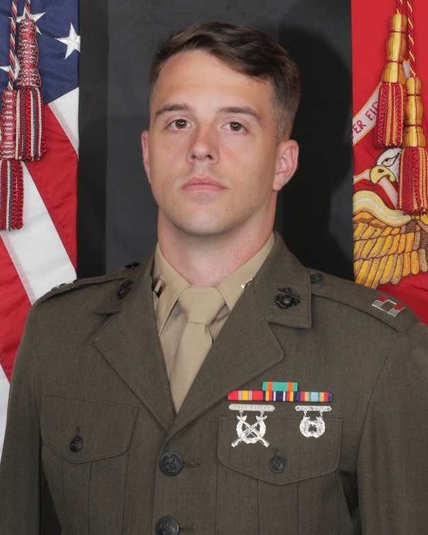 Captain Sterling T. Hampe, Inspector-Instructor, Battery O, 5th Battalion, 14th Marine Regiment