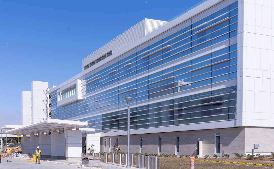 Now in its final phase of construction, the new Spinal Cord Injury/Community Living Center is pictured Aug. 7 at the Jennifer Moreno Veterans Affairs Medical Center in San Diego.