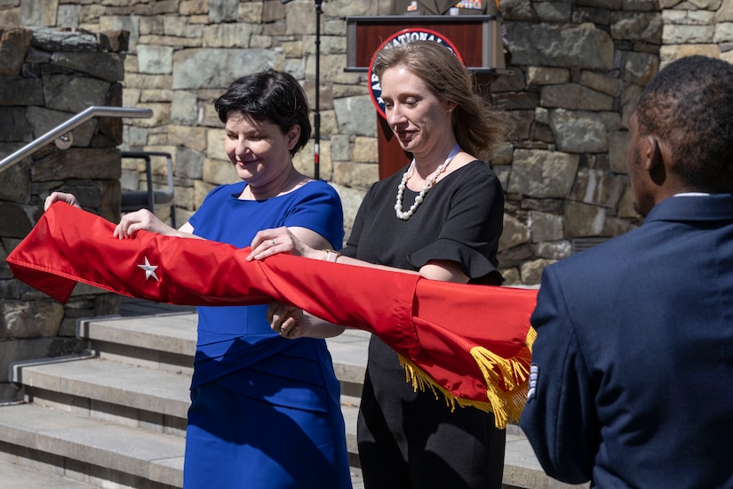 Col. Natalie Lewellen was promoted to Brigadier General during a ceremony held April 18, 2025, at the Herbert R. Temple Jr. Army National Guard Readiness Center in Arlington, Virginia.