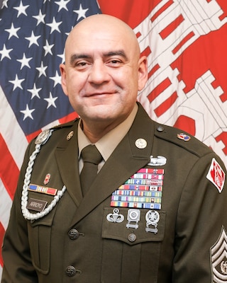 Command Sgt. Maj. Michael Arroyo, Southwestern Division Command Sergeant Major.