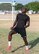 Senior Airman Ebenezer Owusu Arthur, 59th Medical Wing, juggles a soccer ball during a portrait session highlighting his participation in a military-only soccer tournament hosted by Major League Soccer’s Real Salt Lake.