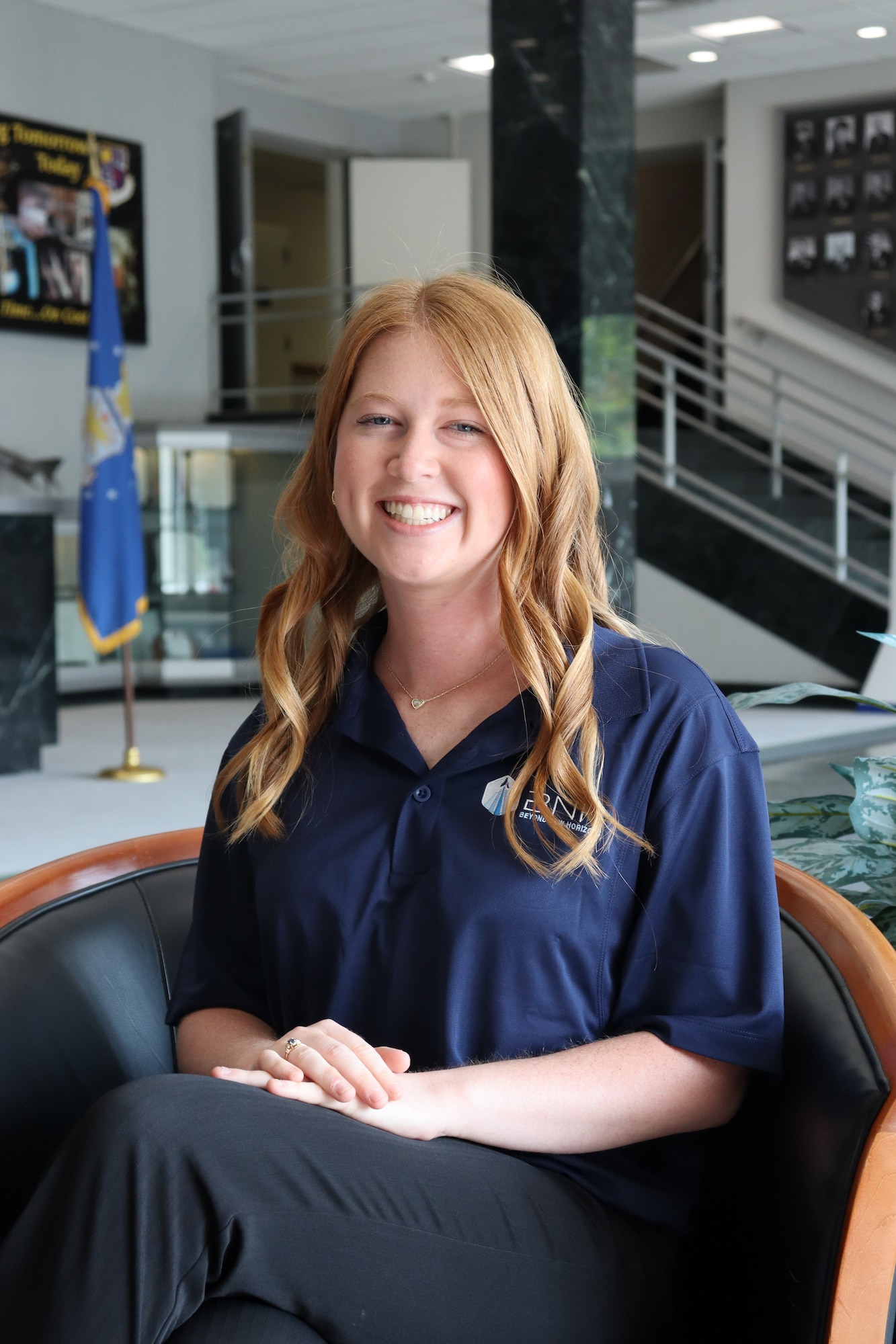 : Rachel Phillips, TOS intern. (U.S. Air Force Photo by Jodee Seals)