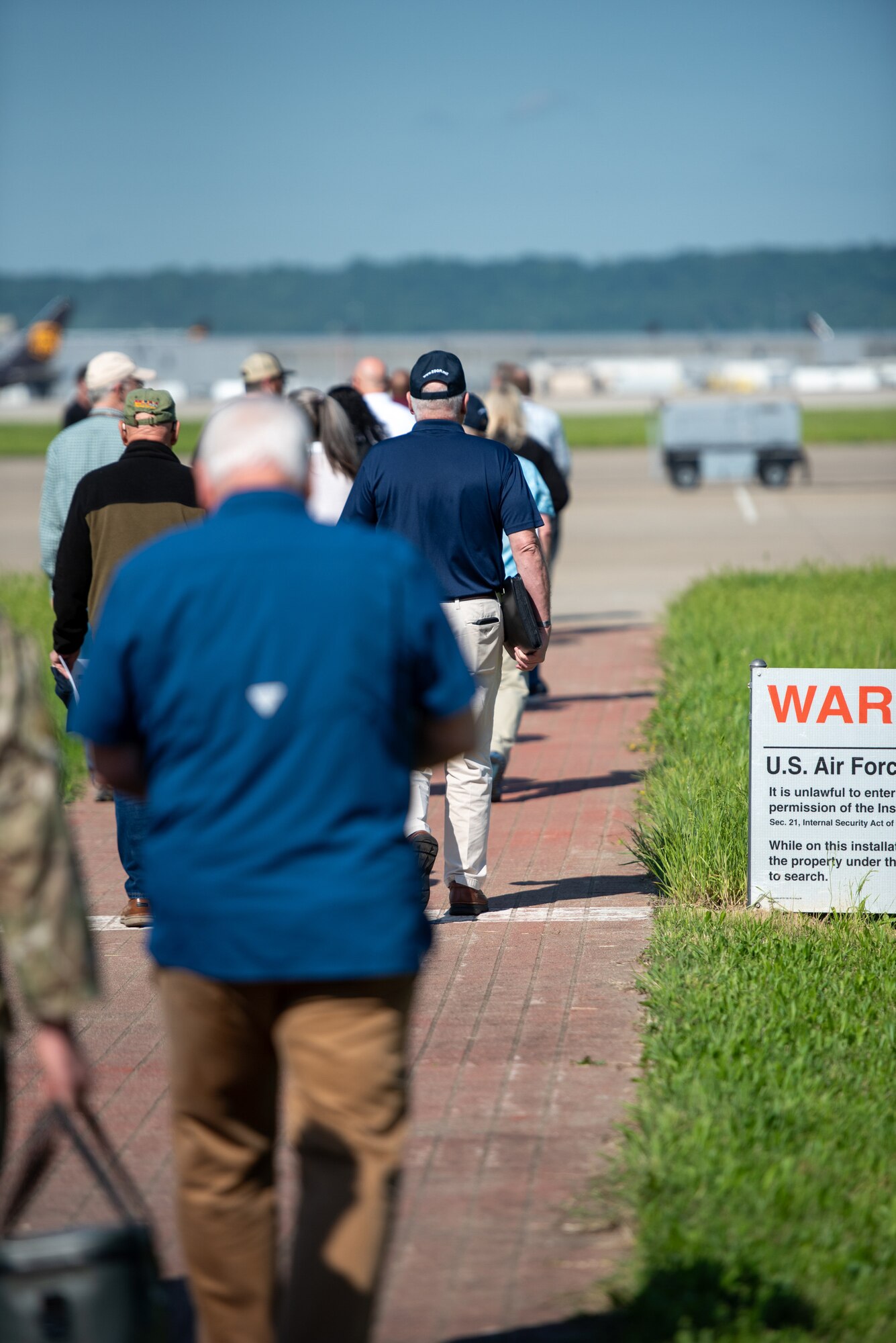 A group of civilian employers boards a C-130J Super Hercules aircraft at the Kentucky Air National Guard Base in Louisville, Ky., May 14, 2025, for an orientation flight to Paducah, Ky. The flight was part of an Employer Support of the Guard and Reserve “Bosslift,” a community outreach program designed to enhance employers’ understanding of Guard missions by offering an inside perspective on military operations. (U.S. Air National Guard photo by Senior Airman Annaliese Billings)