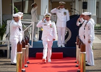 Capt. Jeremy Carlson relieved Capt. Mike Dwan as commander of Task Force (CTF 64), and Tomahawk Strike and Fires (N32) Director in a ceremony presided over by Vice Adm. J.T. Anderson, commander of U.S. 6th Fleet, Aug. 14, 2025.