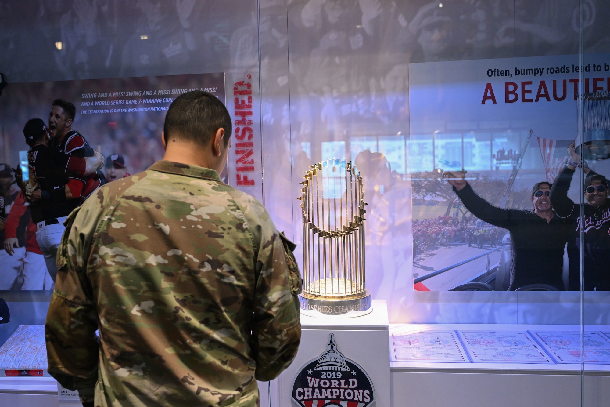 airmen tours baseball stadium